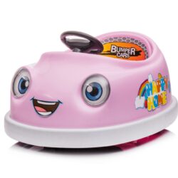 Manufacturers Direct Sales Of The Latest Remote-ContRolled Self-Driving Children's Electric Bumper Cars With Rocking Horse Function - Pink