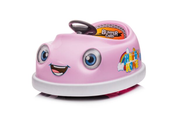 Manufacturers Direct Sales Of The Latest Remote-ContRolled Self-Driving Children's Electric Bumper Cars With Rocking Horse Function - Pink