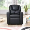 Kids Recliner Chair - Black - Image 4