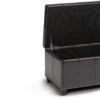 Amelia - Storage Ottoman Bench - Tanners Brown - Image 7