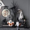 Halloween Witch Decor (Set of 3) - Black / Orange / Purple - Image 14
