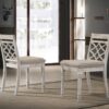 Havanna - Wide Contemporary Fabric Chair With Cushion (Set of 2) - Off White - Image 7