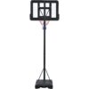 Portable Basketball Hoop Basketball System 4.76-10Ft Height Adjustable For Youth Adults LED Basketball Hoop Lights, Colorful Lights, Waterproof, Super Bright To Play At Night Outdoors, Good Gift For Kid - Black - Image 18