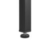 Kitchen Buffet Server Table Accent Sideboard Cupboard Server Buffet Console Table With Doors Cabinet - Black - Image 17