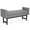 Scott - Ottoman Bench - Pewter Gray - Image 2