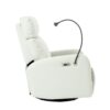 31.5" 270 Power Swivel Rocker Recliner Chair, Electric Glider Reclining Sofa With USB Ports, Power Swivel Glider, Rocking Chair Nursery Recliners For Living Room Bedroom - Light Gray - Image 22