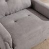 Hannah - Woven Convertible Armchair - Gray - Image 6