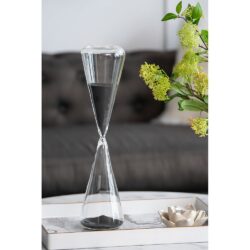 Triangular Shape Hourglass, 120 Minutes, Sand - Black