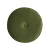 Riley - Round Footstool Ottoman - Olive Green - Image 3