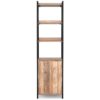 Kelsey - Narrow Bookshelf With Cabinet - Natural - Image 11