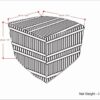Safford - Square Woven Outdoor / Indoor Pouf - Black / White - Image 6