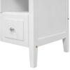Bathroom Vanity Base Only, Solid Wood Frame And MDF Boards - White - Image 16