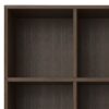 Harper - Low 6 Cube Storage With Drawers - Walnut Brown - Image 6