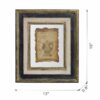Lucian - Framed Antiqued Sculpture Print - Multicolor - Image 5