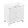 Bathroom Vanity Base Without Sink, Bathroom Cabinet With Two Doors And One Drawer - White - Image 13