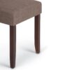 Acadian - Parson Dining Chair (Set of 2) - Light Mocha - Image 6