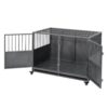 Heavy Duty Dog Crate - Silver Gray - Image 22