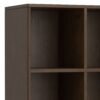 Harper - Low 6 Cube Storage With Drawers - Walnut Brown - Image 9