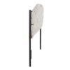 Braided Matisse - Twin Size Headboard - Black / Cream - Image 3