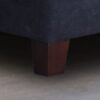 Diego - Fabric Sectional Sofa With Right Facing Chaise, Storage Ottoman, And 2 Accent Pillows - Black - Image 5