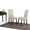 Acadian - Parson Dining Chair (Set of 2) - Satin Cream - Image 10