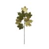 Velvet Maple Leaf Spray, Botanicals Decor For Harvest Festival Fall Festival & Thanksgiving Table Decorations (Set of 6) - Green - Image 8