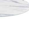 Circa - End Table With Marble Textured Top - White - Image 3