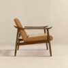 Brandon - Antique Leather Lounge Chair - Brown / Tan - Image 3