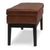 Carlson - Ottoman Bench - Distressed Saddle Brown - Image 4