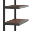 Erina - Bookcase - Distressed Charcoal Brown - Image 6