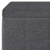Dover - Storage Ottoman Bench - Slate Gray - Image 6