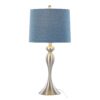 Ashland - Contemporary Table Lamp (Set of 2) - Nickel / Moroccan Blue Slub - Image 3