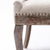 Ultra Side Dining Chair,Thickened Fabric Chairs With Neutrally Toned Solid Wood Legs, Bronze Nail Head (Set of 2) - Beige - Image 10