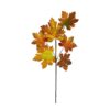 Paper Maple Leaf Spray, Botanicals Decor For Harvest Festival Fall Festival & Thanksgiving Table Decorations (Set of 6) - Orange - Image 9