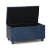 Cosmopolitan - Storage Ottoman - Denim Blue - Image 3