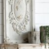 Large Wall Art Panel, Rectangle Wall Sculpture, Wall Decor For Living Room Dining Room Office Bedroom - Cream - Image 5