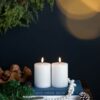 LED Candles With Wick And Remote Control Timer (Set of 2) - White - Image 7