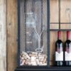 Floating Wine Bar Shelf With Glass Holder And Display Shelves - Black - Image 13