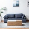 Arlo - Wood Finish Coffee Table With Hidden Compartments And 2 Drawers - Light Brown - Image 8
