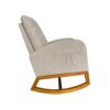 Linen Rocking Chair Accent Chair - Beige - Image 11
