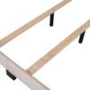 Queen Size Upholstered Platform Bed, Box Spring Needed - Beige - Image 9