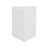 Triangle Bathroom Storage Cabinet With Adjustable Shelves, Freestanding Floor Cabinet For Home Kitchen - White - Image 20