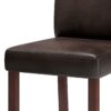 Acadian - Parson Dining Chair (Set of 2) - Distressed Brown - Image 3