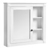 Bathroom Medicine Cabinet With Mirror, Wall Mounted Mirror Cabinet With Storage Organizer, Over The Toilet Storage White Storage Cabinet For Bathroom - White - Image 14