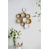 Contemporary Metal Wall Decor Accent - Golden / White - Image 6