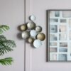 Contemporary Metal Wall Decor Accent - Golden / White - Image 8