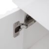 Modern Floating Bathroom Vanity With Ceramic Basin Perfect For Small Bathrooms, Right Side Storage - White - Image 22
