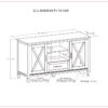 Ela - Medium TV Stand - Smoky Brown - Image 10