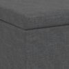 Avalon - Extra Large Storage Ottoman Bench - Slate Gray - Image 4