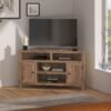 Joshua Creek - Corner TV Stand For TVs Up To - Barnwood - Image 7